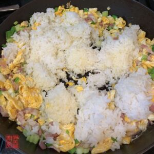 Auntie Emilys Kitchen-Bacon and Egg Fried Rice Step 2