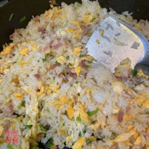 Auntie Emilys Kitchen-Bacon and Egg Fried Rice Step 3