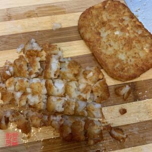 Auntie Emilys Kitchen- Hash Brown Pork Patties-Step1