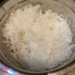 Auntie Emilys Kitchen-White Radish and Pork Fritters-Step1