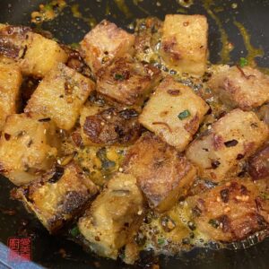 Auntie Emilys Kitchen-Fried Radish Cake in XO Sauce-Step8