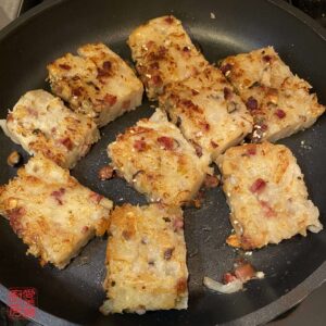Auntie Emilys Kitchen-Pan-Fried Radish Cake-Step4