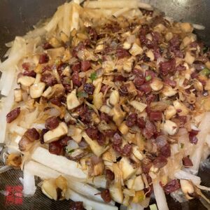 Auntie Emilys Kitchen-Steamed Radish Cake-Step26