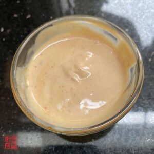 Auntie Emilys Kitchen-Almost Shack Stack-Sauce-Step1