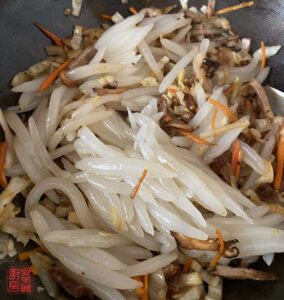 Auntie Emilys Kitchen-Silver Needle Noodles-Frying-Step10
