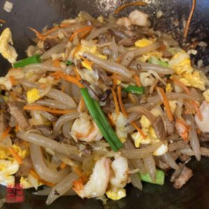 Auntie Emilys Kitchen-Silver Needle Noodles-Frying-Step11