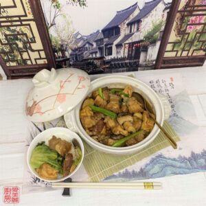 Auntie Emilys Kitchen-Garlic Roasted Pork and Tofu Clay Pot-Step18