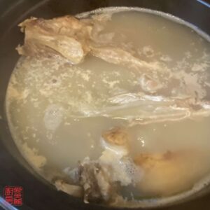Auntie Emilys Kitchen-Mustard Greens, Clams and Fish Head Soup-Step8