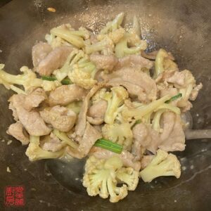 Auntie Emilys Kitchen-Easy Cauliflower and Pork Jowls Stir-Fry-Step 16