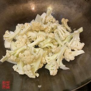 Auntie Emilys Kitchen-Easy Cauliflower and Pork Jowls Stir-Fry-Step 7