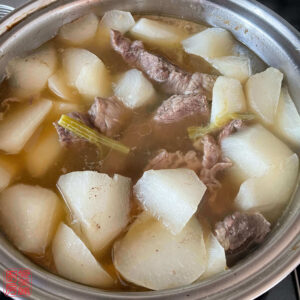 Auntie Emilys Kitchen-Beef Brisket in Clear Broth-Step 13