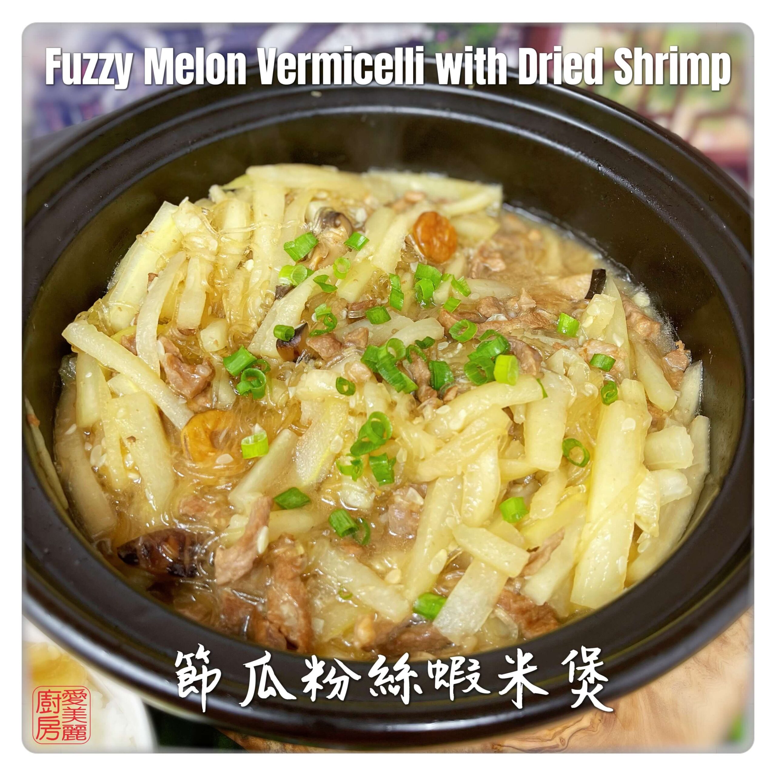 Auntie Emilys Kitchen-Fuzzy Melon Vermicelli with Dried Shrimp 2