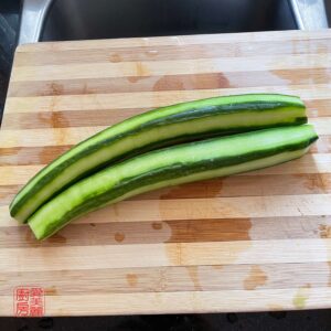 Auntie Emilys Kitchen - Cucumber and Pork Stir-Fry -Step 1