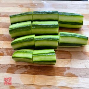 Auntie Emilys Kitchen - Cucumber and Pork Stir-Fry -Step 2