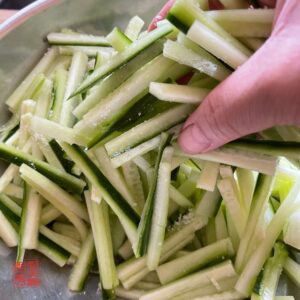 Auntie Emilys Kitchen - Cucumber and Pork Stir-Fry -Step 4