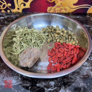 Auntie Emilys Kitchen-Honeysuckle Chrysanthemum Tea-Step 2